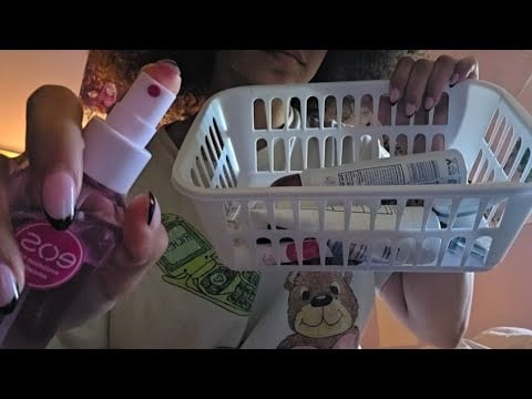 fast aggressive lofi asmr from my morning basket (camera touching halfway through)