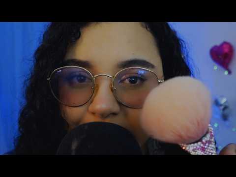 ASMR SONS DE BOCA BEM PERTINHO DA CAMERA COM PINCEL