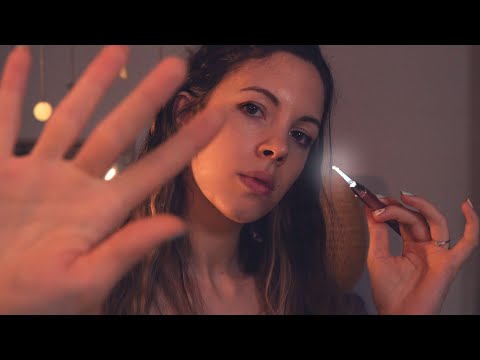 ASMR Unpredictable Cranial Nerve Exam For Sleep - Eye Exam, Ear Exam - 4k