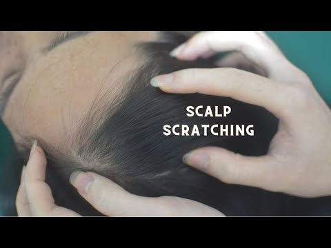 ASMR Aggressive Head Scratching, Head Tingles, Relaxing Hair Sound For Stress Relief