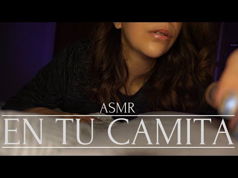 ASMR Tu mejor amiga te susurra hasta hacerte DORMIR EN TU CAMITA