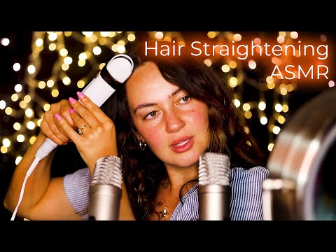 Gentle ASMR Hair Brushing & Straightening 💤✨ Your Tingle Escape with Anna