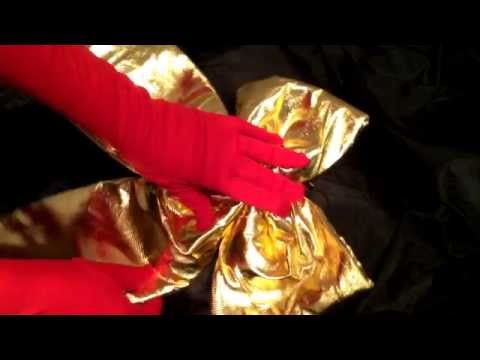 Opera gloves with a mysterious  present  {{ ASMR }}