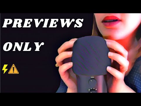 ASMR - Fast & Unique Preview Compilation for Massive Tingles