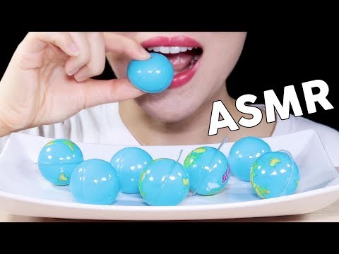 ASMR PLANET GUMMY CANDY 지구젤리 먹방🌎 | MINEE EATS