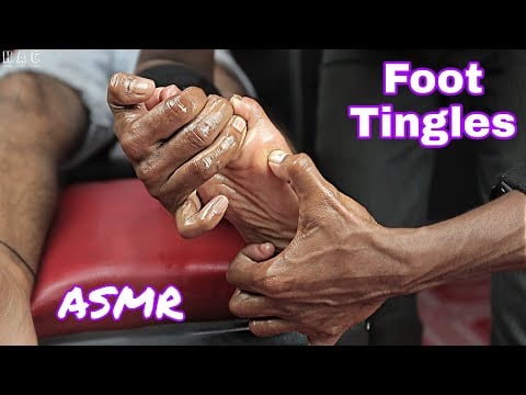 Foot Massage Tingles | Deep Tissue Foot Massage ASMR | Leg Massage With Oil | ASMR Foot Massage