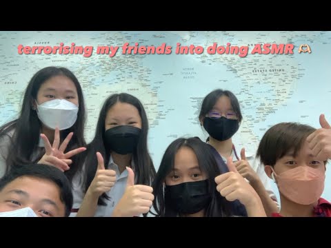 ASMR WITH FRIENDS AT SCHOOL