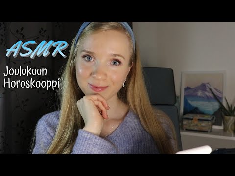 ASMR SUOMI JOULUKUUN HOROSKOOPPI✨🔮