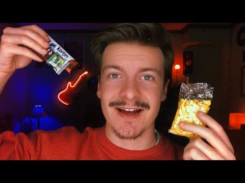 [ASMR] Trying The Snacks I Got From My Advent Calendar | Pop Rocks, Gum Chewing, etc.