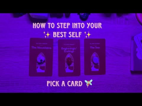 How to step into your highest potential 🔮 Tarot pick a card reading 🧚🏻‍♀️☀️🪼