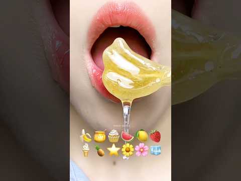 Compilation Kohakuto Asmr Emoji Food 🍉🍌🧊 #asmr #mukbang #emojichallenges #satisfying #asmrsounds
