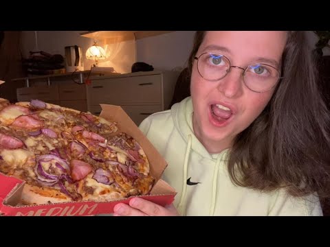 ASMR - DOMINO'S PIZZA MUKBANG - german/deutsch | Jasmin ASMR