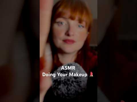 Doing Your Wooden Makeup 💄 #asmr #asmrbeauty #asmrskincare