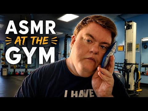 ASMR YOUR FRIEND HELPS YOUR RELAX DURING A STRICT WORKOUT 🏋️ 