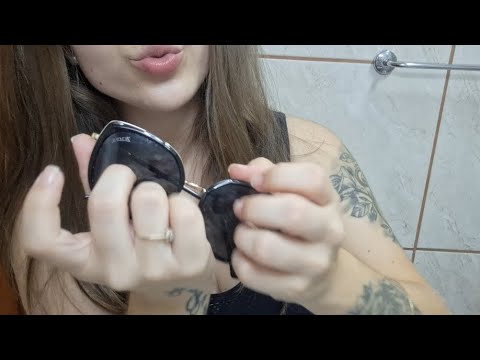 ASMR caseirinho| tapping, scratching e massagem em objetos aleatórios| Sons de boca