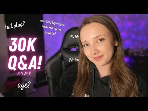 ASMR 30K q&a!! 🎉 + trying Crumbl Cookies! 🍪