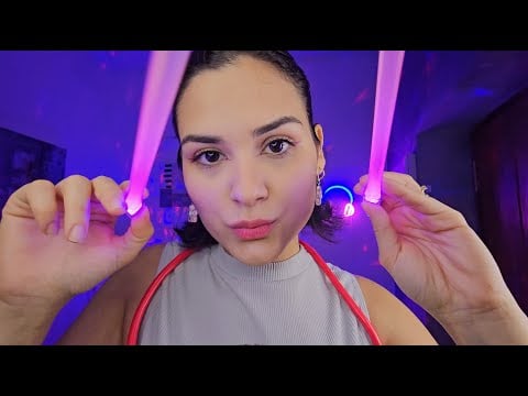 ASMR ENFERMEIRA E MÉDICA TE EXAMINANDO POR COMPLETO 👩‍⚕️roleplay
