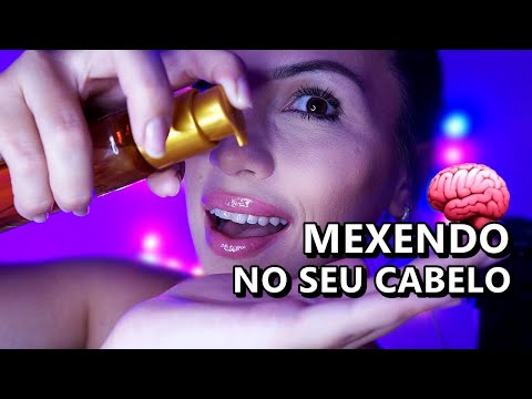 ASMR: VOU PENTEAR SEU CABELO ATÉ DORMIR (sinta arrepios) ✨