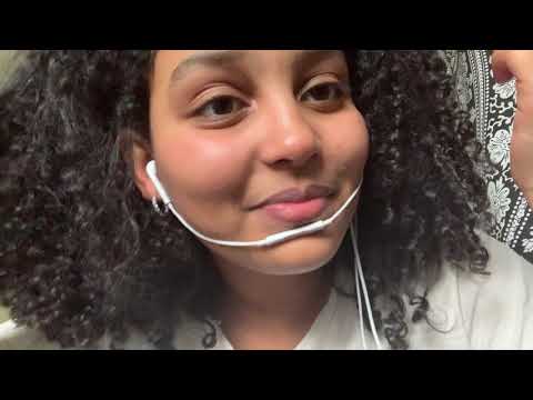 ASMR plucking negative energy