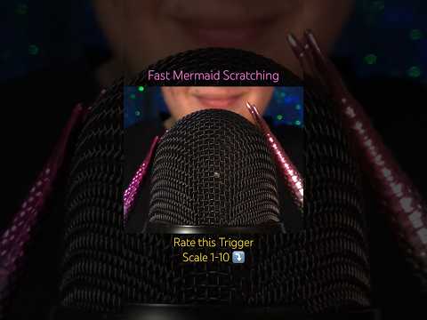 Fast Mermaid Scratching 🧜🏻‍♀️ (ASMR)