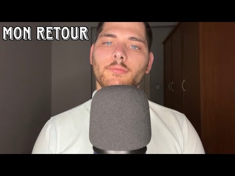 ASMR Français : MON RETOUR APRÈS 1 SEMAINE D’ABSENCE