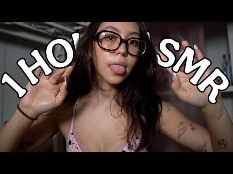 1 Hour ASMR Spit Painting 🎨 Looped Triggers for Sleep & Tingles