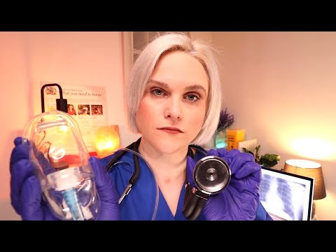 A Super Realistic Nurse ASMR Check Up, ECG & X-Ray: Asthma