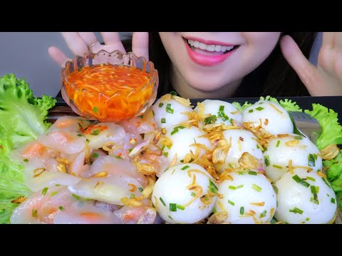 ASMR BÁNH ÍT TRẦN | Vietnamese sticky rice dumplings and tapioca dumplings | LINH-ASMR