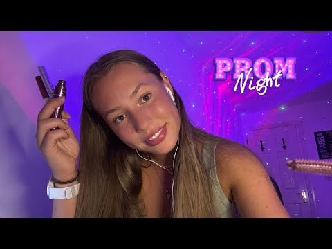 ASMR friend gets you ready for homecoming!!