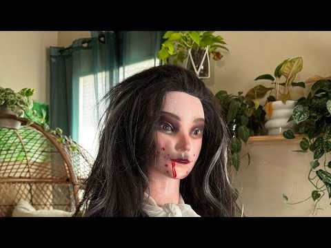ASMR | 🧛🏻‍♀️ Vampire Halloween 🧛🏻‍♀️ Hair and Makeup Tutorial 💄 With Soft Spoken 🤣🧟‍♀️