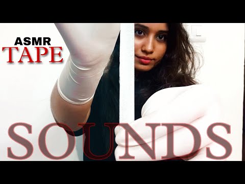 ASMR | Tape Sounds With Surgical Gloved Hand | THE VJ ASMR