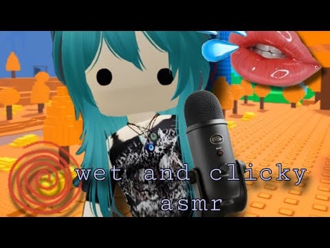 WET and CLICKY 💦mouth sounds(fast and slow) roblox ASMR🤤