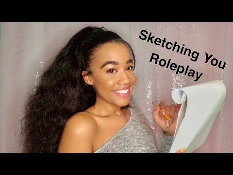 Sketching/Drawing your face ASMR roleplay personal attention