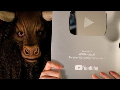 ASMR le bruit relaxant du trophée youtube