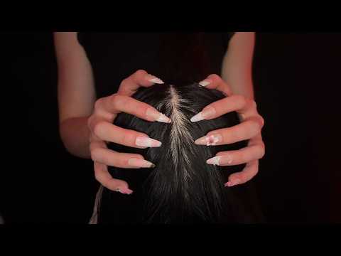 Realistic Scalp Massage + Scratches (No Talking) [ASMR] for Sleep and Relaxation