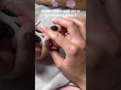 ASMR - Come with me to get my nails done! #asmr #asmrnails #asmrvlog #asmrsounds #asmrvideo
