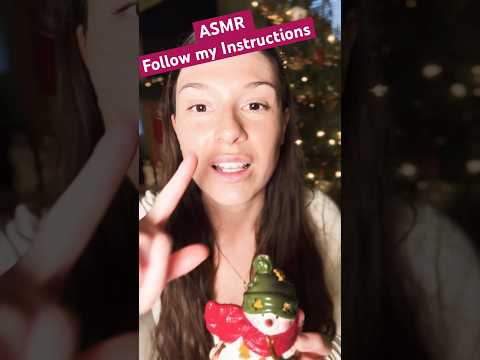 Can you keep up? ASMR Follow my Instructions #asmr #relaxing #sleep #asmrfollowmyinstructions #fyp