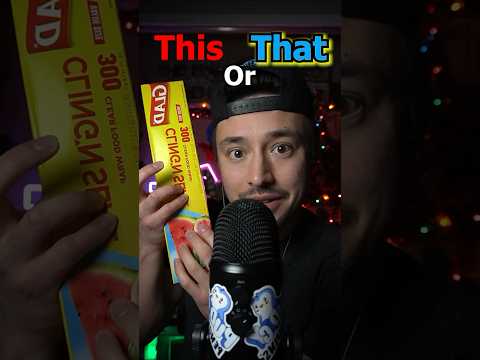 Lightsaber or Plastic Wrap This or That ASMR | Fast ASMR | Fast Aggressive ASMR