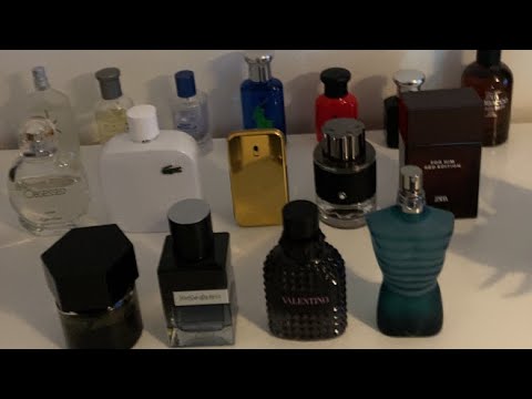 First time doing ASMR | Fragrance collection