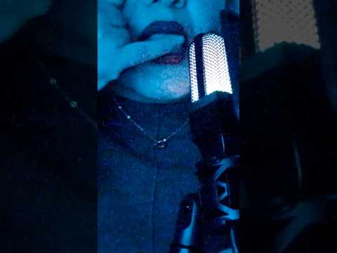 Asmr mouth sounds and spit painting #relax #asmrmouthsounds