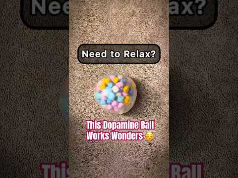 Dopamine Stress Ball Squeezing #asmr #relax #satisfying #stressrelief #relief #massage #fy #shorts