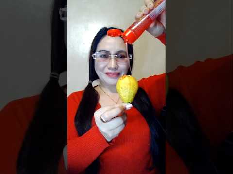 PEAR ONE BITE #viral #food #eatingshow #shortsfeed #everyone #foodie #asmr #tiktok #mukbang #funny