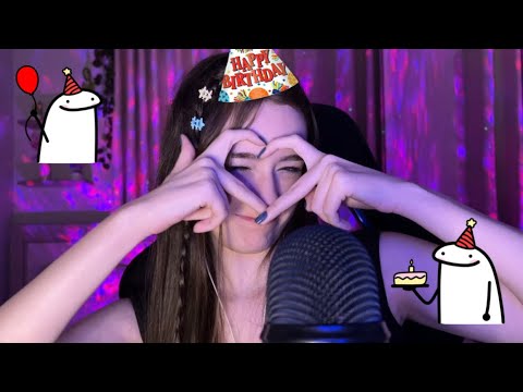 ASMR RESPONDENDO AS PERGUNTAS DE VOCÊS! (ESPECIAL DE ANIVERSÁRIO)