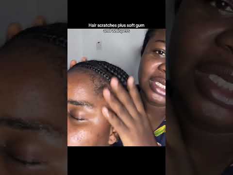 Hair scratches plus gum