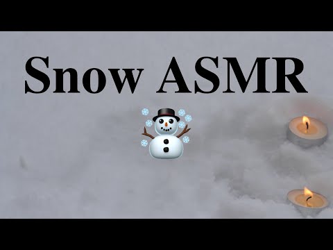 ASMR | Building a Snowman ☃️ (No Talking)