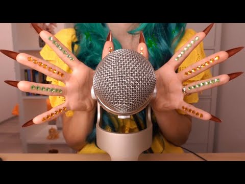 ASMR for RELAXATION & SLEEP 😴 Decorated Hands & Bare Mic