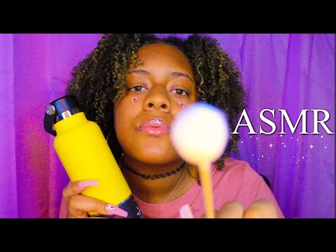 ASMR - USING THE WRONG PROPS TO DO YOUR MAKEUP 😭 FT. GIBI ASMR ♡