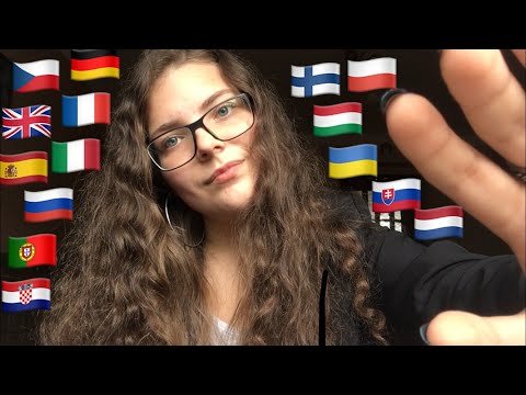 ASMR Whispering 'Everything Will Be Okay' in 15 Languages | Camera Brushing