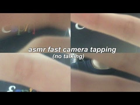 ASMR fast camera tapping ( no talking )