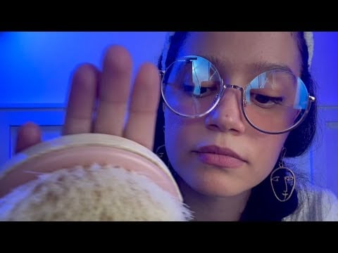 Gentle Spanish Shave Roleplay 💈 Whispering Gringa ASMR (Up Close & Personal)